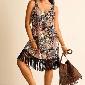 Bohemian Fringe Dress